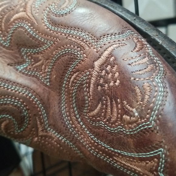 Corral Boots Brown with turqoise - Picture 5 of 10